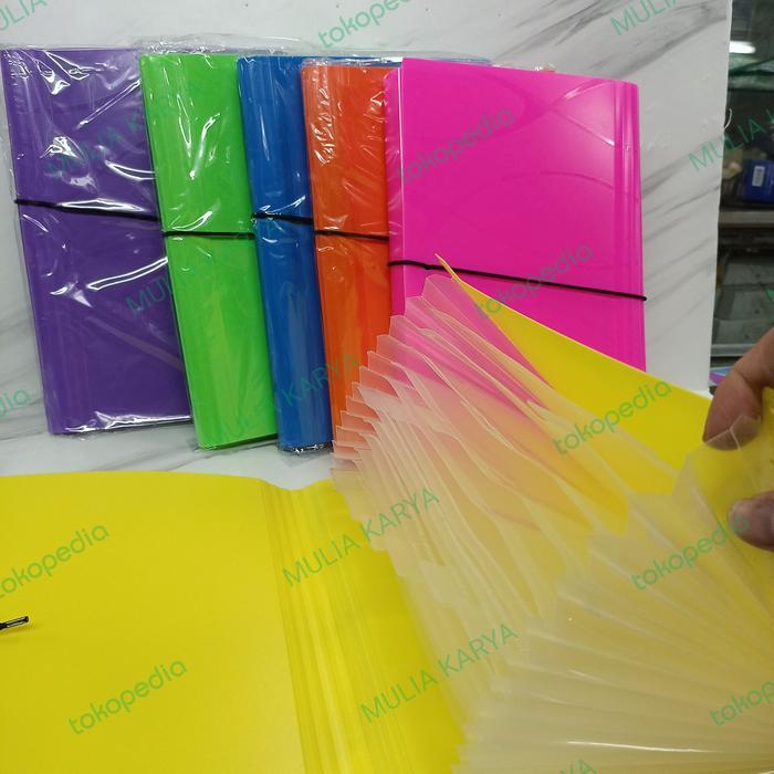 READY Expanding File ukuran Sedang A5 / Map Harmonika Sedang