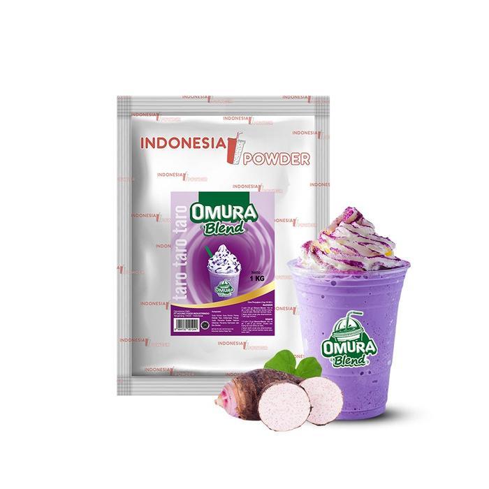 OMURA Blend Bubuk Minuman Rasa Taro Powder Drink 500 GR Omura Powder