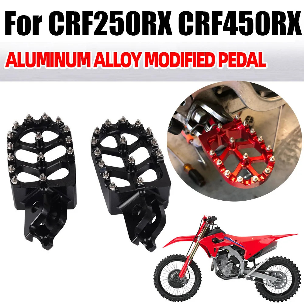 FOR HONDA CRF250RX CRF450RX CRF450 CRF250 RX CRF 250 450 RX CRF 250RX 450RX ACCESSORIES FOOT PEGS