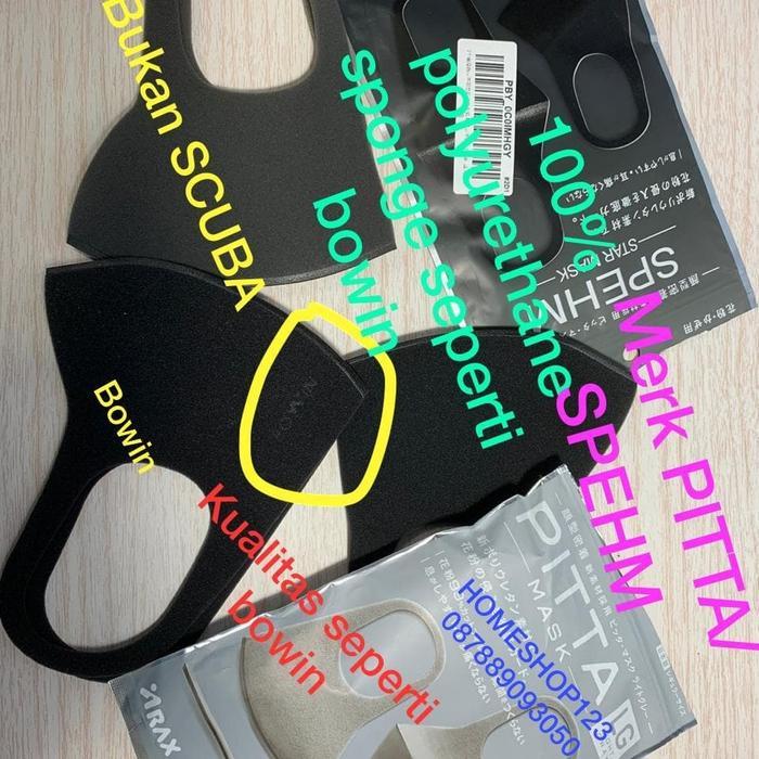 MASK PITTA, SPEHM SEPERTI, MASKER BOWIN POLYURETHANE, MASK N99, N95