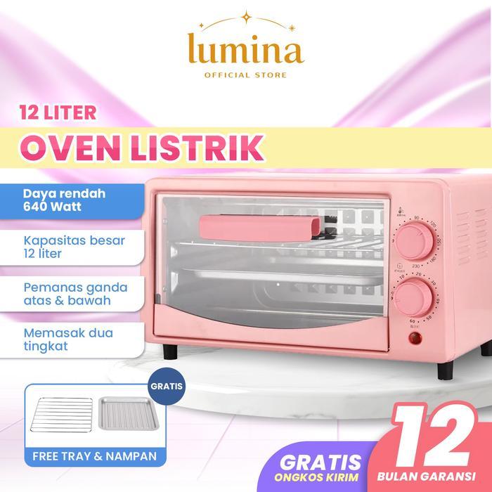 TERLARISS OVEN LISTRIK MINI KAPASITAS 12L FINITO ALAT PEMANGGANG ROTI PEMANAS ATAS BAWAH