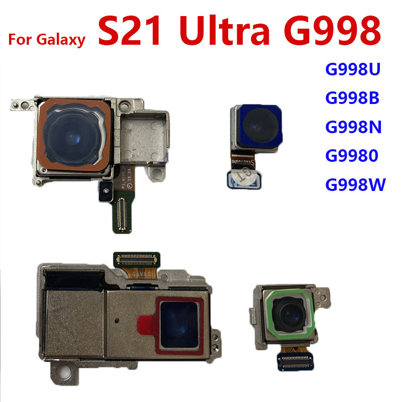 Rear Cameras Set For Galaxy S21 Ultra 5G SM-G998B G998U G998N G9980 Front Telephoto Wide Facing