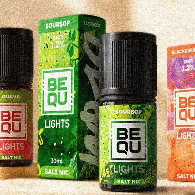 UA BEQU LIGHTS SOURSOP 30ML 30MG SALTNIC BY PODA