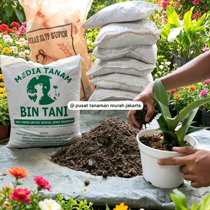 SALE pupuk media tanam tanah subur / media tanam tanah subur / tanah organik / pupuk penyubur