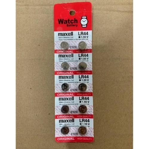 ( 1 Pack ) Baterai Maxell LR44 Baterai Kalkulator Maxell LR 44 Termurah