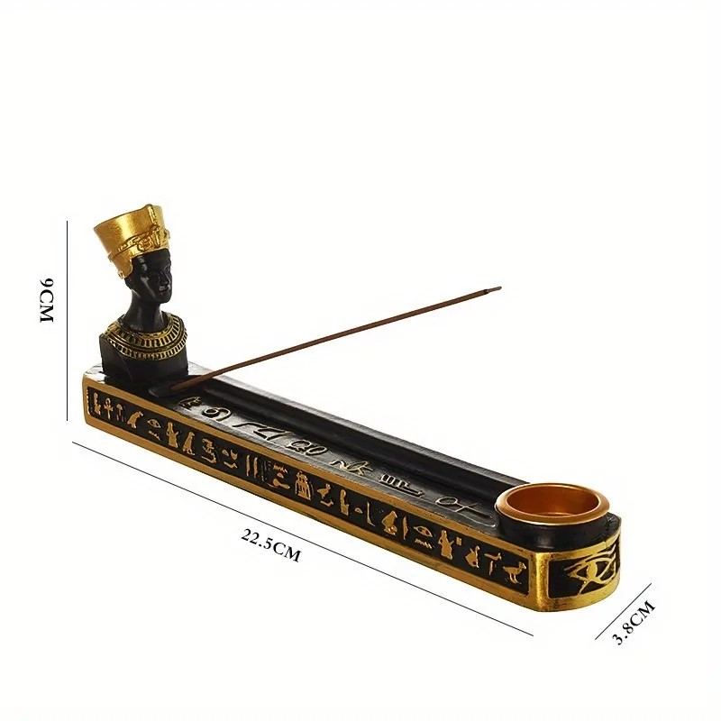 Egyptian Vintage Dog God Resin Crafts Incense Insert Interior Decoration Tourism Souvenir