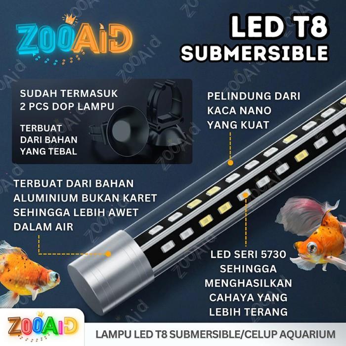 LED CELUP SUBMERSIBLE / LED CELUP AQUARIUM / LAMPU LED AQUARIUM CELUP