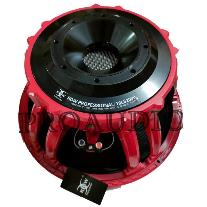 Speaker Komponen RDW 18 Inch 18 LS 2000 18LS2000 18 LS2000 Original