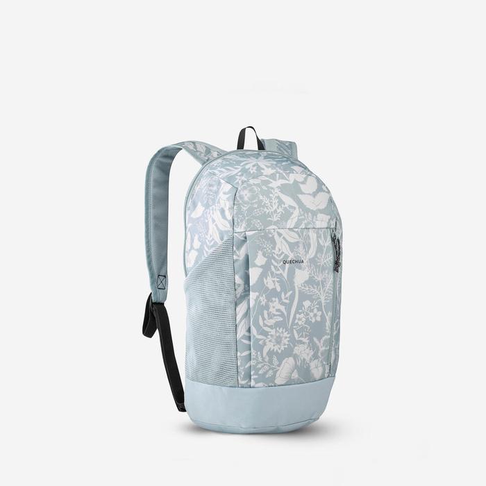 ORIGINAL QUECHUA Tas Ransel 10L Hiking Backpack NH100 Aenaz - Biru Grafik Tas Ransel Aenaz NH100 -