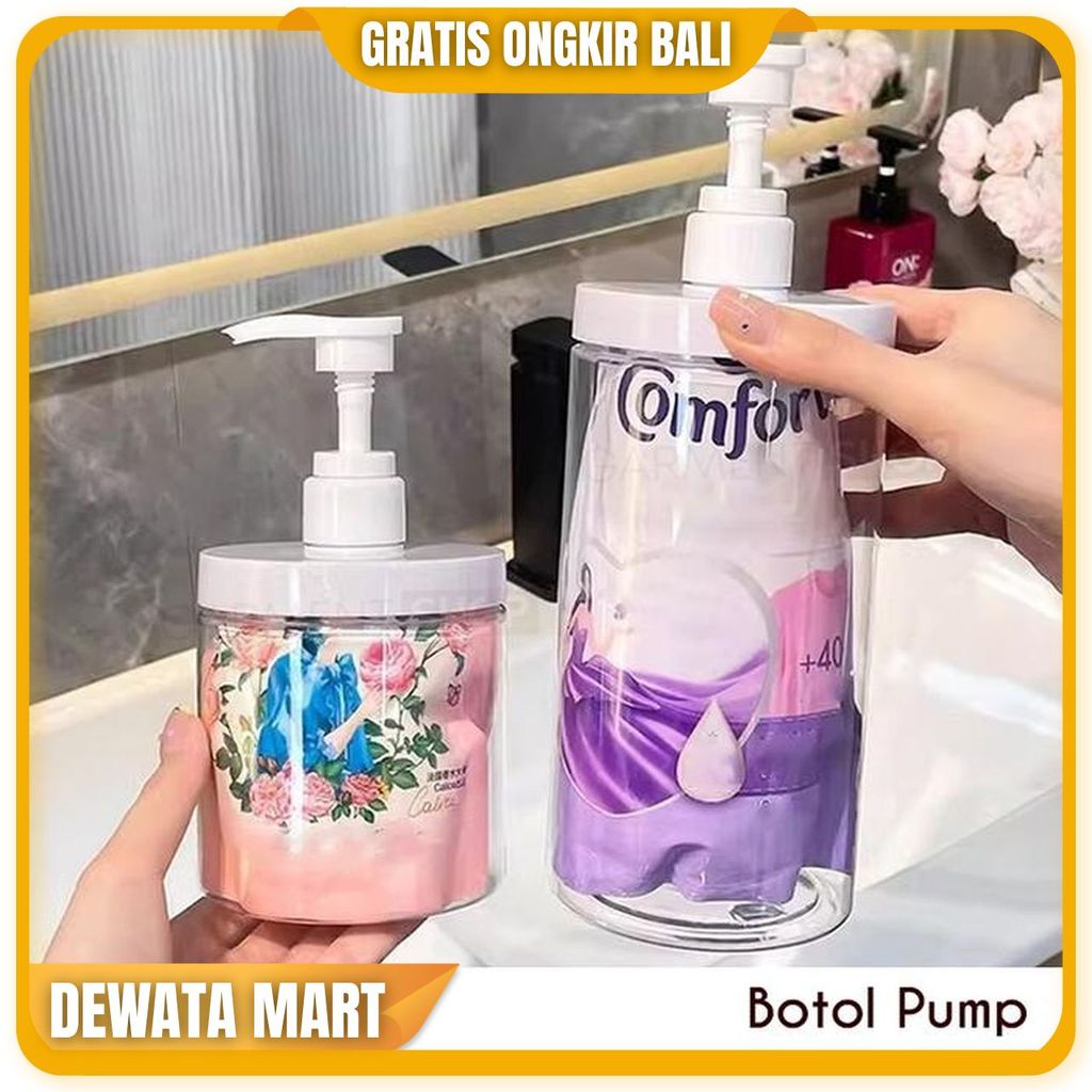 Dispenser Refill Detergen Instan Tanpa Tuang Botol Pompa Cairan Sabun Pewangi Pelembut Pouch Serbagu