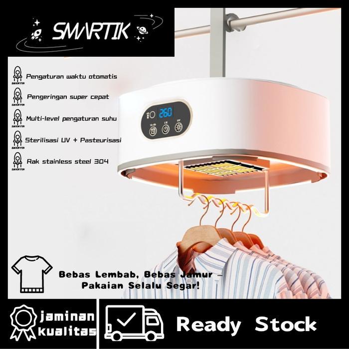 READY Pengering Pakaian Pakaian Portabel Pemanas Pengering Pakaian Lipat Listrik Pengering Otomatis