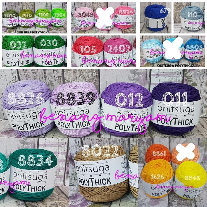 New ONITSUGA POLYTHICK - BENANG RAJUT
