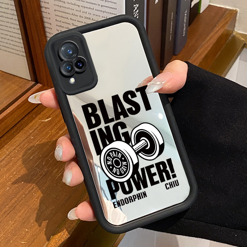 Casing Hp VIVO V21 5G V21s 5G V21E Y73 2021 Case HP Casing pola tengkorak dan leverage Kesing Kasing