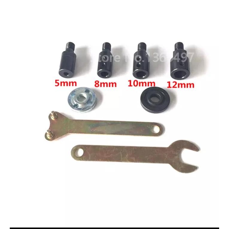 Arbor Mandrel Shank Shaft 12mm Adaptor Motor Connecting Rod