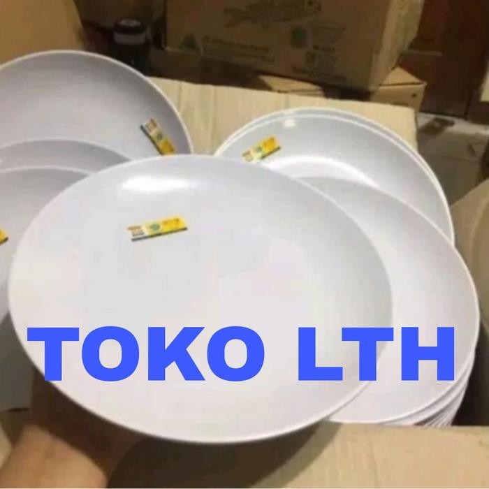 P1009 PIRING MAKAN MELAMINE 9" BULAN P 1009 MILAMIN GOLDEN DRAGON 9INC