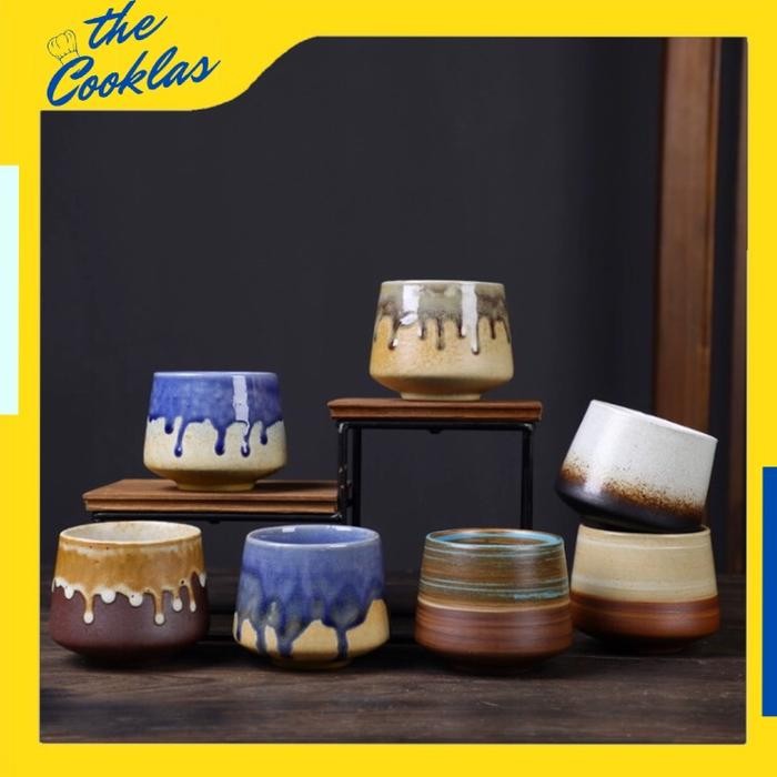 Japanese Tea Coffee Ceramic Cup Gelas Keramik Kopi Teh Gelas Cafe