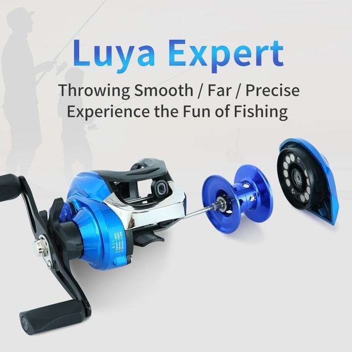 4tpo- Bingolife Set Pancing Reel Pancing Penggulung 18+1Bb 8.1:1 Gear Ratio Fishing Reel