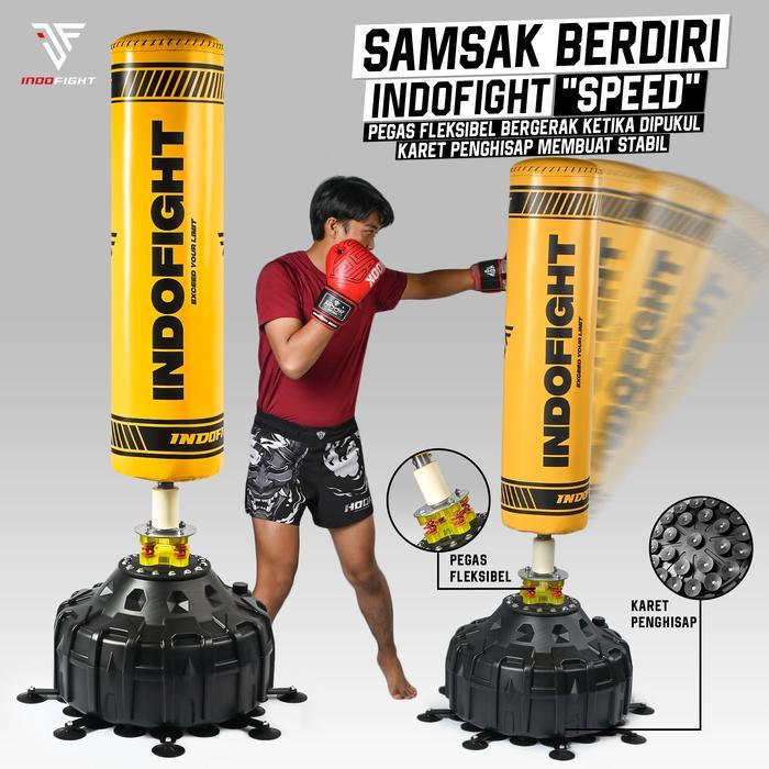 Samsak Berdiri Indofight Sansak Tinju Isi Standing Punching Bag Samsak Tinju Berdiri Samsak Berdiri