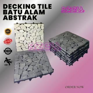Paket Bundling 10 Pcs - Decking Tile Batu Alam Mozaik - Batu Alam Asli - Lantai Decking Batu Alam