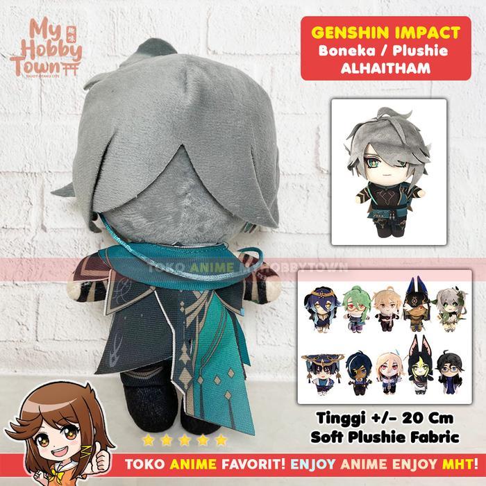STOK TERBATAS  BONEKA ANIME GAME KARAKTER GENSHIN ALHAITHAM SUMERU PLUSHIE DOLL TERJANGKAU