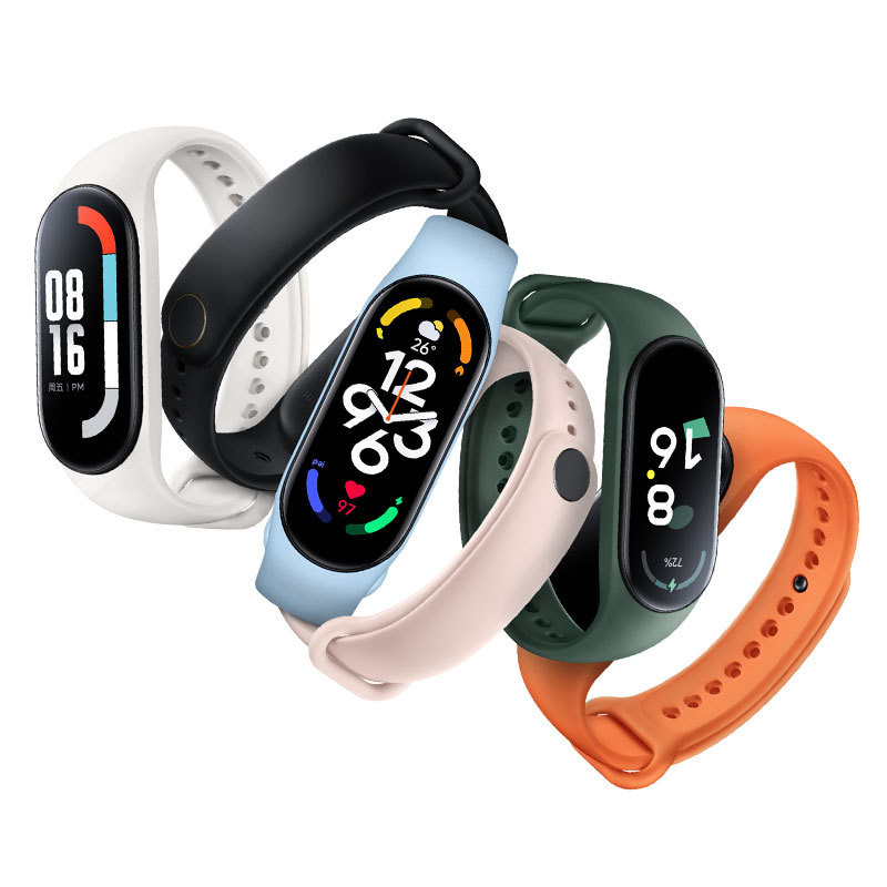 Watch Strap For  Mi Band 7 6 5 4 3 Wristband Silicone Bracelet Wrist Straps MiBand 3/4 band5 band6 S