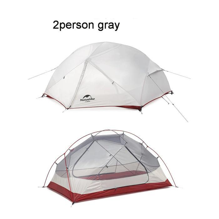 Naturehike Tenda Hiking Mongar Nh17T007-M/ Nh19M002-J Tenda Ultralight 2 Orang