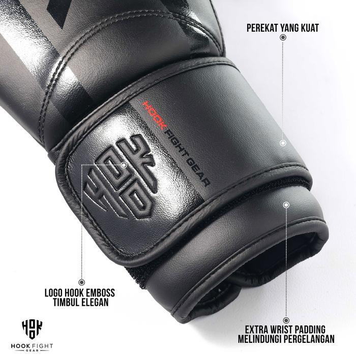 Sarung Tinju Muaythai Hook Fight Gear, Sarung Boxing, Glove Tinju Hook