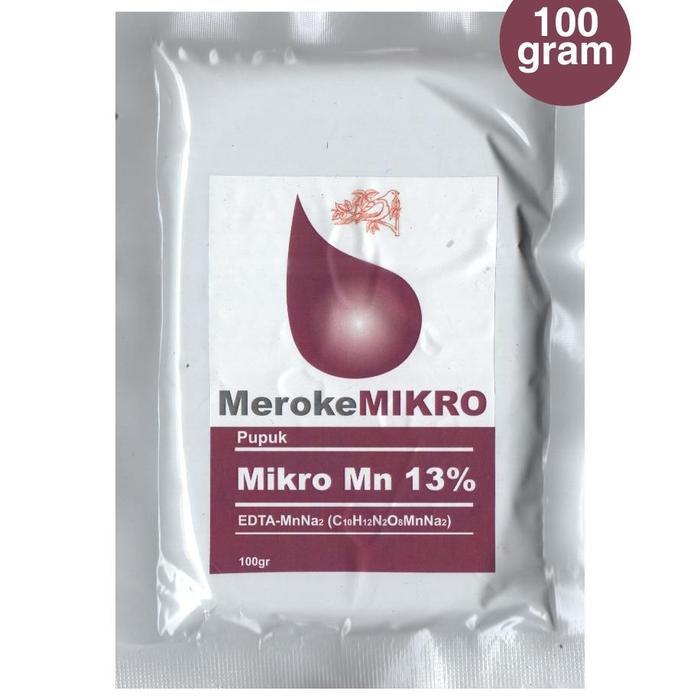 Meroke Mn EDTA 13% - Pupuk Nutrisi Mikro Mangan Chelate 100 Gram