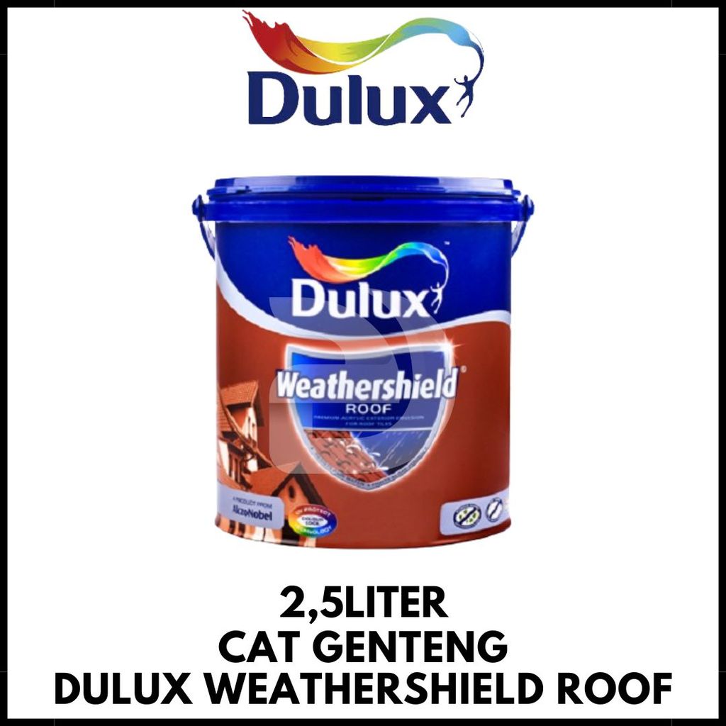 Cat Genteng Dulux Weathershield Roof Galon 2,5Liter