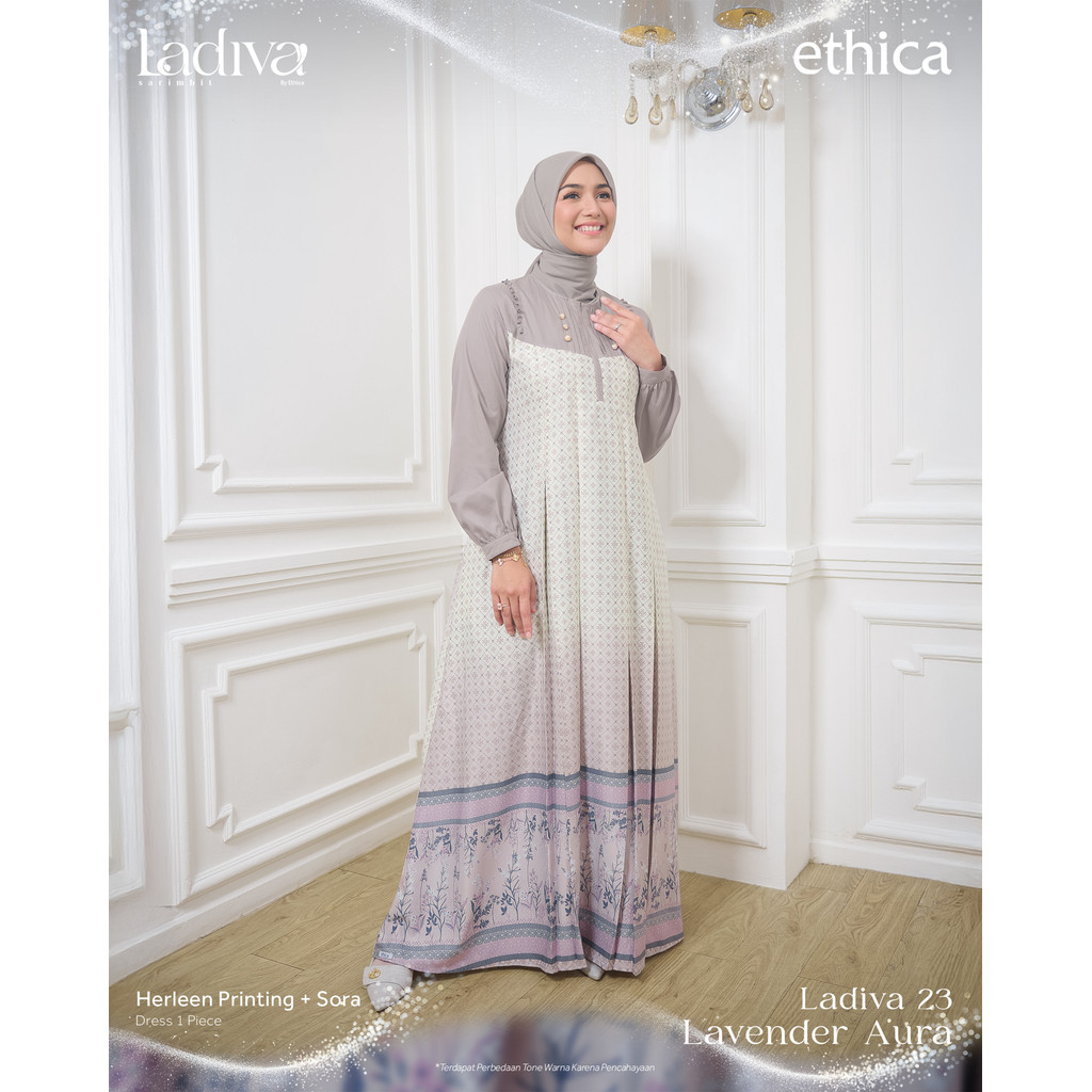 GAMIS WANITA ETHICA LADIVA 23 / GAMIS LEBARAN TERBARU 2026