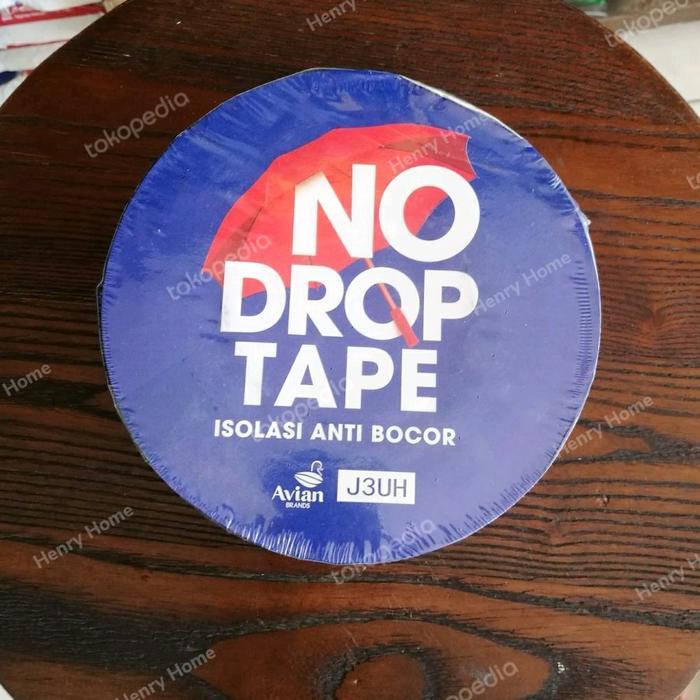 Avian NO DROP TAPE J3UH Lakban Anti Bocor Isolasi Atap Pipa Air Talang Asbes Lebar 5cm x 10m Kedap
