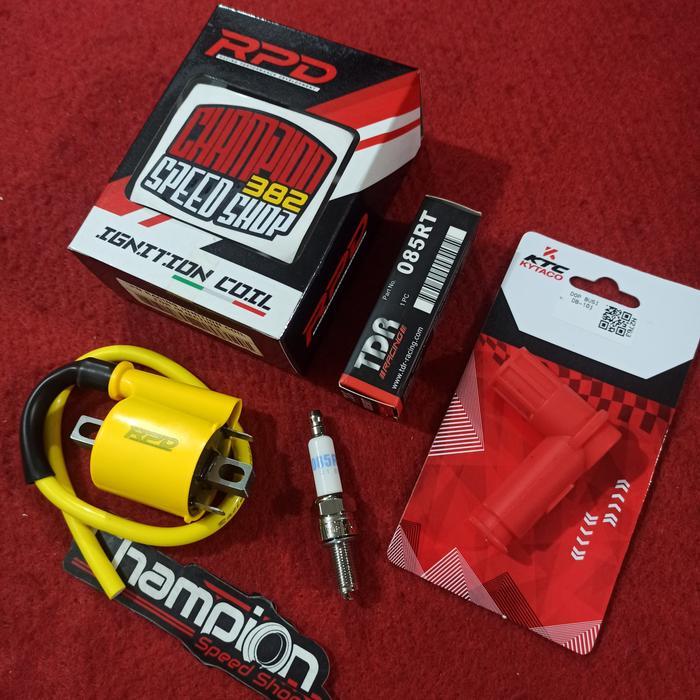 Paket Koil Rpd Cop Busi Ktc Busi Tdr Iridium 085Rt Vario 150 Vario 125