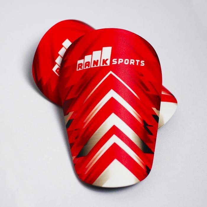 Sale Rank Sports Deker Rank Power Shinguard - Red/White/Black