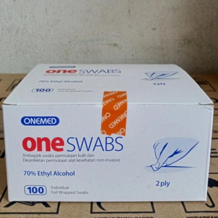 oneMed one swab tisu medis steril/alkohol swab onemed