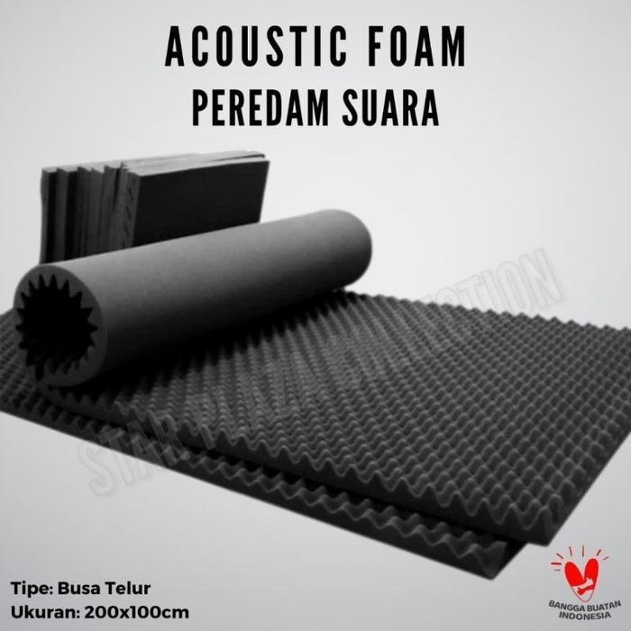 Busa Peredam Suara Telur Acoustic Akustik Foam Soundproof Peredam Suara Ruangan Rumah / Ruang Studio