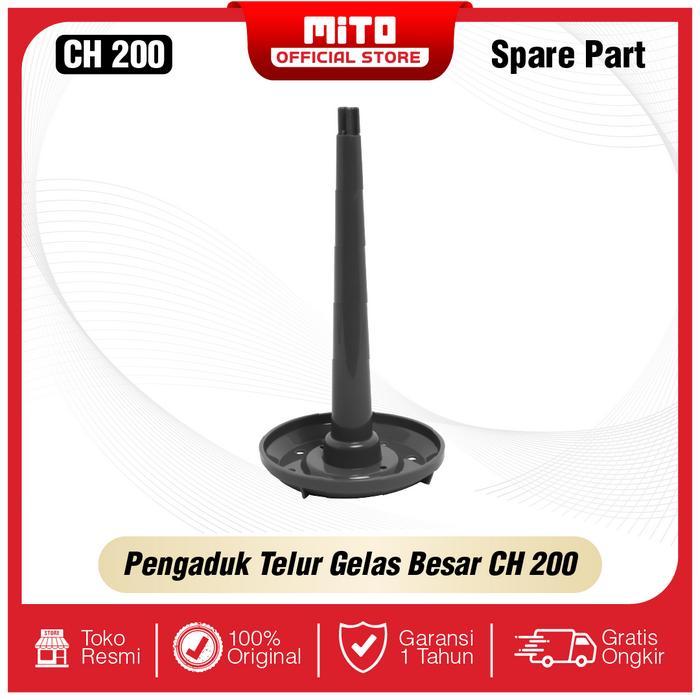 Larisss- Spare Part Mitochiba Food Chopper Ch200 - Gelas - Tutup Gelas - Pisau