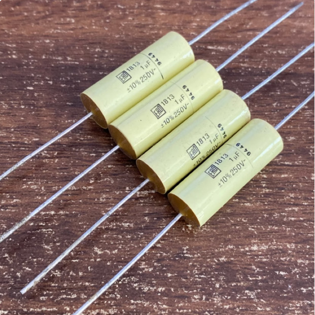 20Pcs/Lot Original German Ero Mkt1813 Series 1Uf 250V 10*25Mm Axial Thin Film Capacitor Free