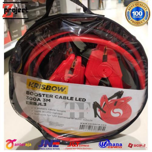 KRISBOW kabel jumper aki Led 3 Mtr 300A / booster cable led krisbow