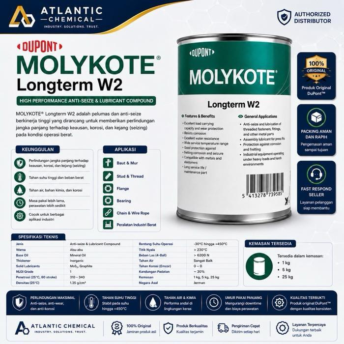 (PROMO) MOLYKOTE LONGTERM W2 GREASE