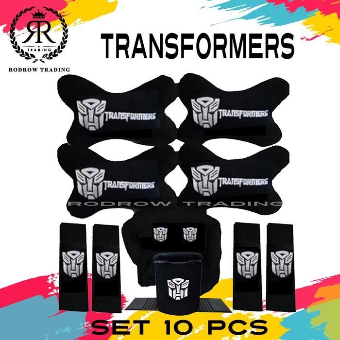 Bantal Mobil Transformers Set 10 pcs / Bantal Jok Mobil Transformers terlaris