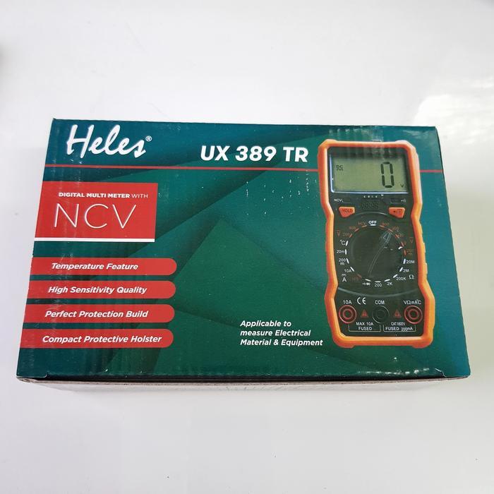 NEW SERIES MULTITESTER DIGITAL HELES UX 389 TR/MULTIMETER HELES UX 389 TR