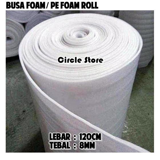 Busa Foam / Underlayer Foam PE Foam Roll Lebar 120cm Tebal 8mm - 10 mm