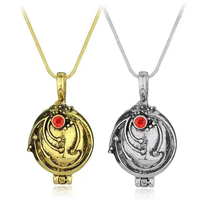 Kalung Can Open Vampire Diaries Elena Gilbert, Liontin Kalung Vervain untuk Wanita dan Pria Batu