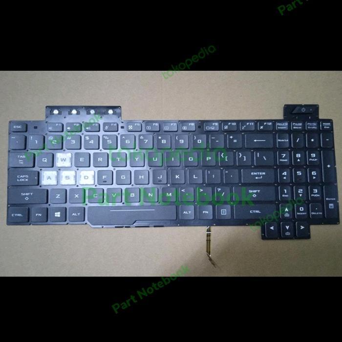 BERKUALITAS Keyboard Asus Tuf Gaming FX504 FX504GD FX504GE FX504GM Backlight RGB