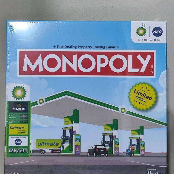 HASBRO MONOPOLY BP AKR EDISI TERBATAS PERMAINAN PROPERTI CEPAT DIJUAL DENGAN TEMA STASIUN