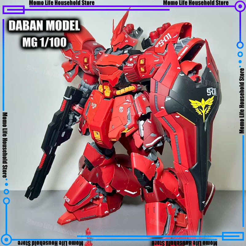 DABAN 6631 MG 1/100 Msn-04 Sazabi Ver Ka Assembly Model Kits Plastic Skeleton Anime Action Figure