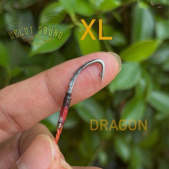 PANCING BELUT WELUT SQUAD MODEL DRAGON BAJA HITAM