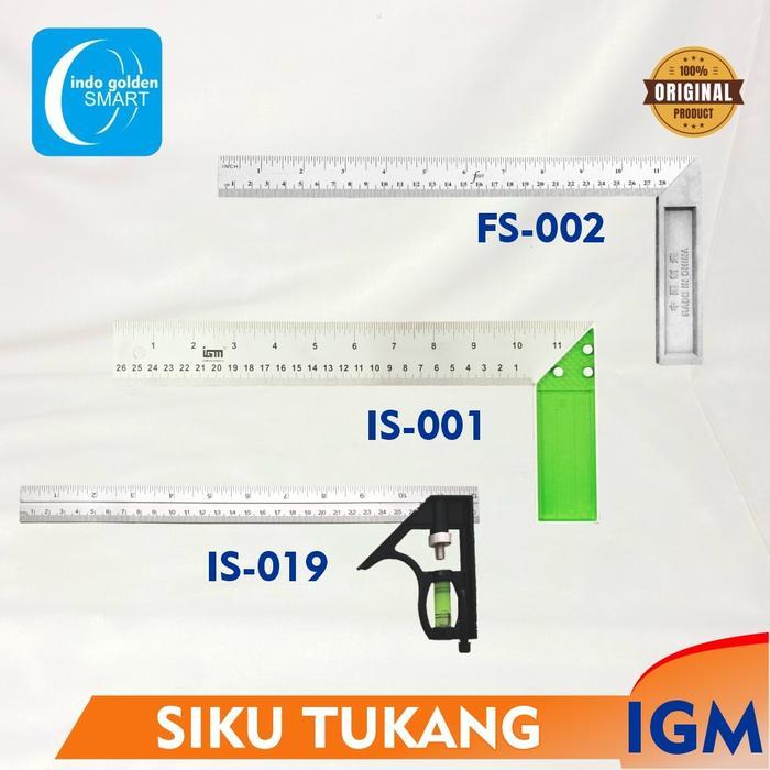 Siku Tukang Penggaris Siku Tukang 12 Inch 10 Inch 8 Inch FAWI FS-002