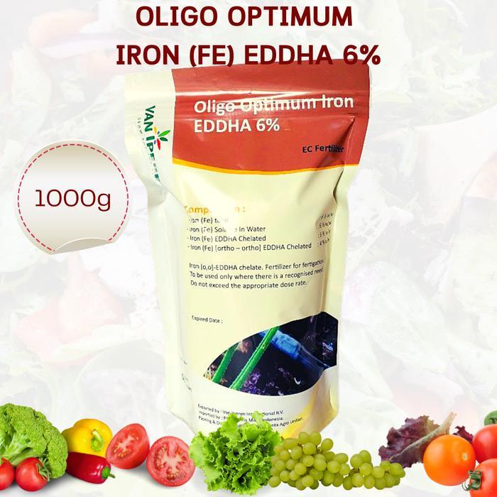 Oligo Optimum Fe EDDHA 6% ortho 4.0 untuk Hidroponik 1 kg