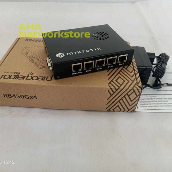 MIKROTIK RB450Gx4 MIKROTIK RB450G X4 Router Indoor RB450Gx4